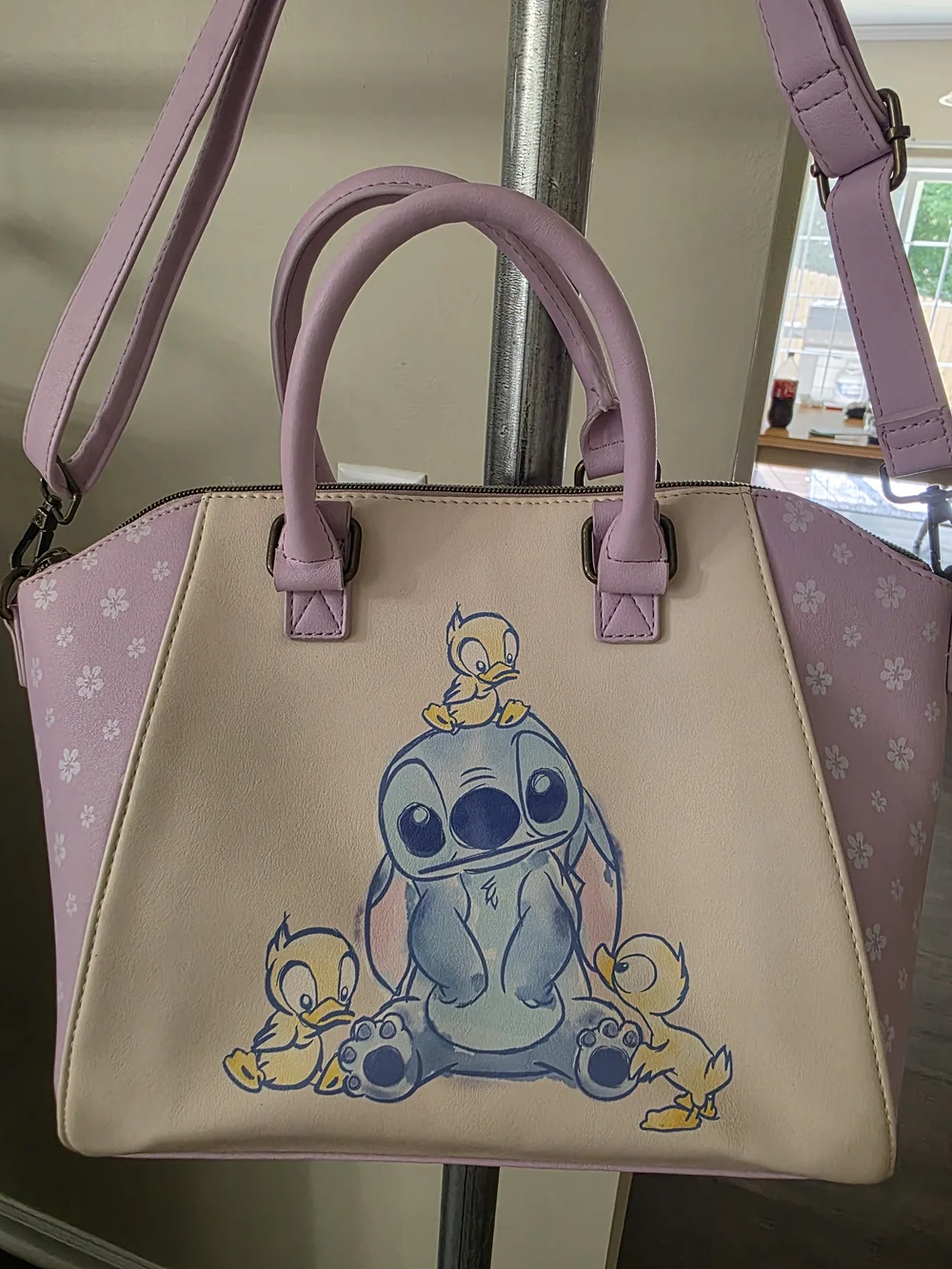 Disney Lilo & Stitch Lavender Satchel Bag